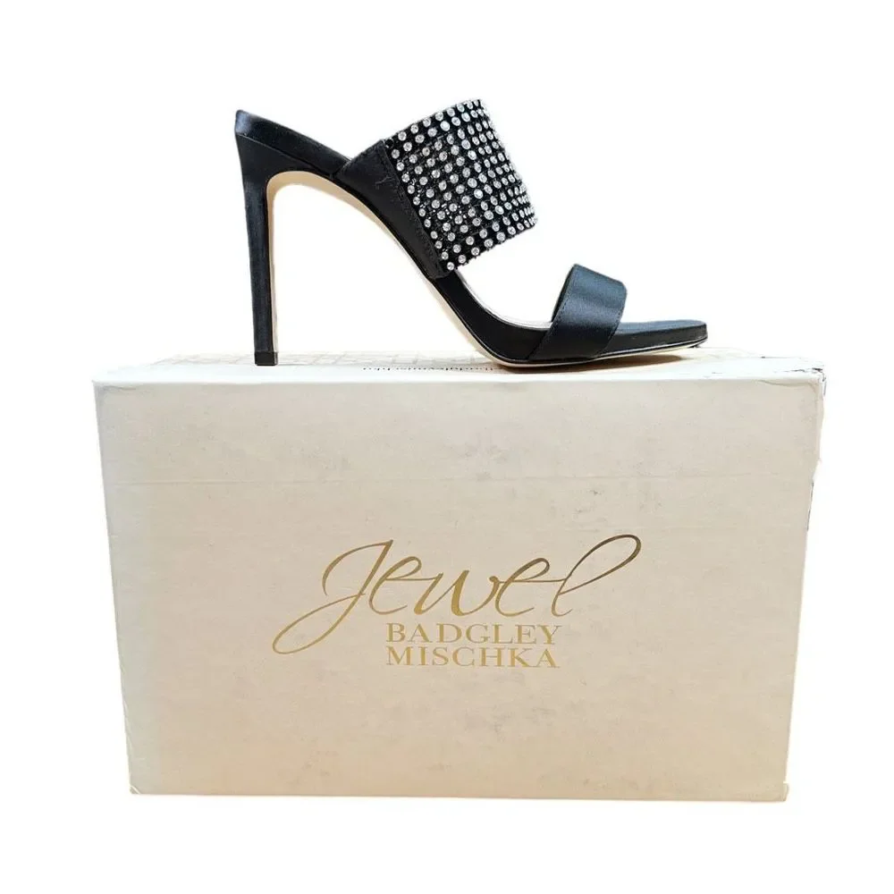 Jewel Badgley Mischka Ferris Evening Sandals - Size 6